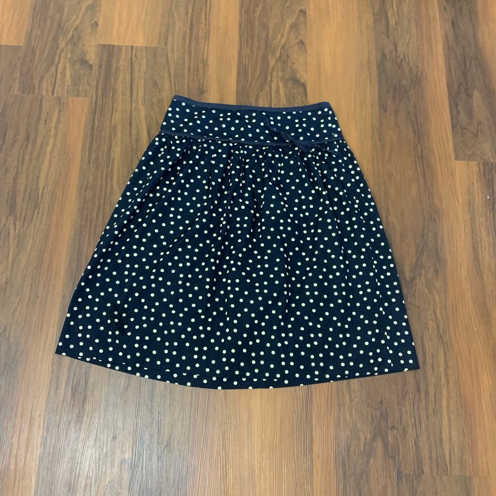 A-Line Polka Dot J. Crew Skirt